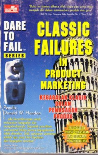 Image of Dare To Fail Classic Failure: In Product Marketing